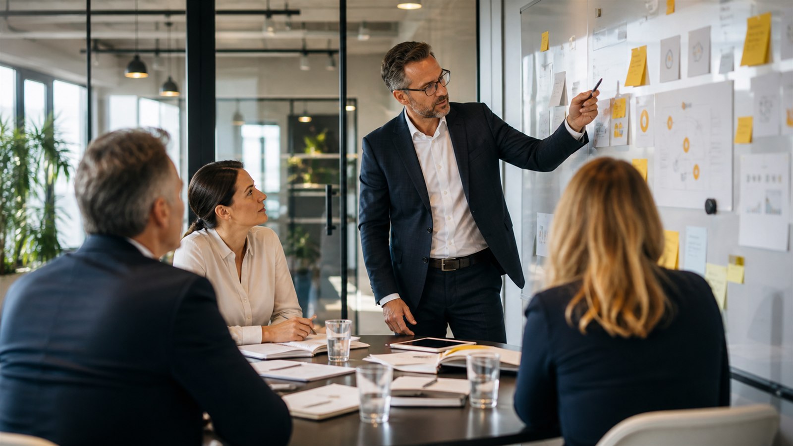 Strategieworkshop mit Geschäftsführung und Beratungsteam